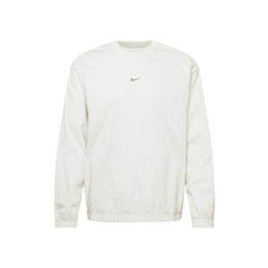 Nike Sportswear Bluză de molton gri deschis / alb / negru imagine