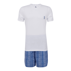 Calvin Klein Underwear Pijama scurtă alb / albastru imagine