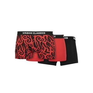 Urban Classics Boxeri roșu / negru / alb imagine