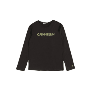 Calvin Klein Jeans Tricou negru / galben deschis imagine
