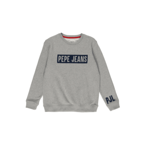 Pepe Jeans Bluză de molton 'JAMIE' gri deschis / bleumarin imagine