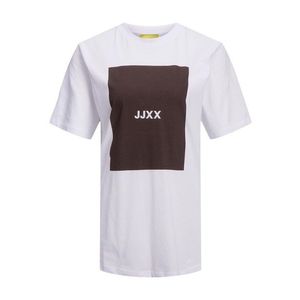 JJXX Tricou 'AMBER' negru / alb imagine