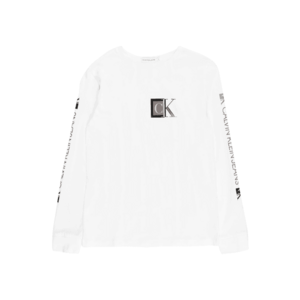 Calvin Klein Jeans Tricou alb / gri / negru imagine