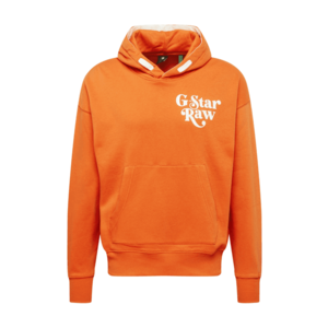 G-Star RAW Bluză de molton portocaliu / alb imagine