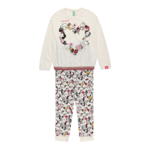 UNITED COLORS OF BENETTON Pijamale alb / mai multe culori imagine