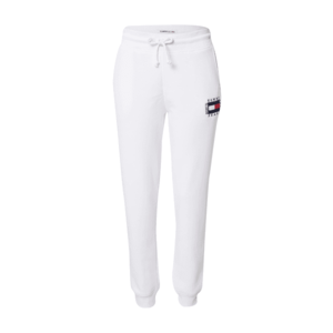 Tommy Jeans Pantaloni alb / bleumarin / roșu imagine