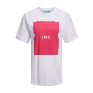 JJXX Tricou 'AMBER' roz / alb imagine