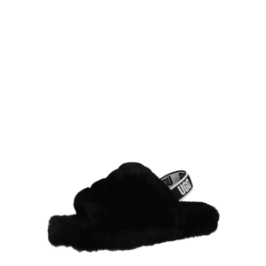 UGG Papuci de casă negru / alb imagine