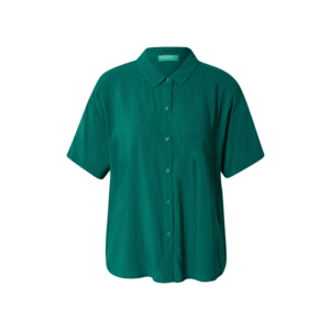 UNITED COLORS OF BENETTON Bluză verde smarald imagine