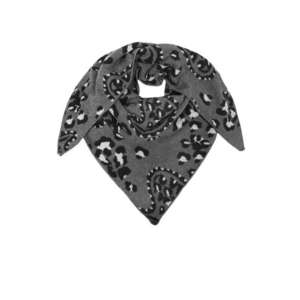 Zwillingsherz Mască de stofă 'Alexa' gri / negru / alb imagine