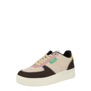 Benetton Footwear Sneaker low roz pal / bej / maro închis imagine