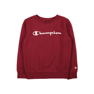 Champion Authentic Athletic Apparel Bluză de molton 'Crewneck' roşu închis / alb imagine