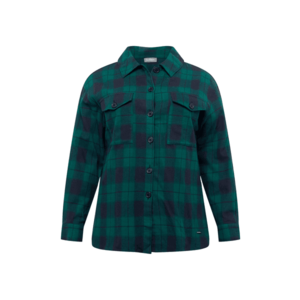 SAMOON Bluză negru / verde închis imagine