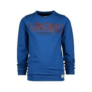 VINGINO Tricou 'Jector' albastru închis / negru / portocaliu imagine