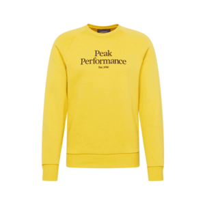 PEAK PERFORMANCE Bluză de molton galben / negru imagine