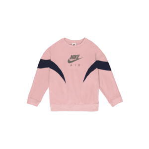 Nike Sportswear Bluză de molton roz / albastru noapte / gri imagine