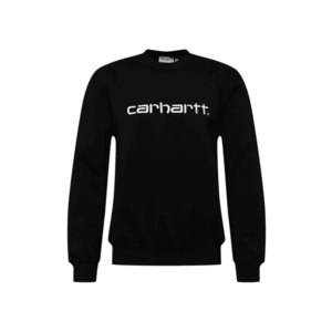 Carhartt WIP Bluză de molton negru / alb imagine