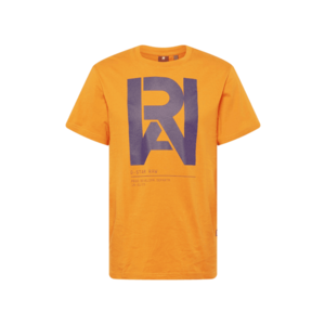 G-Star RAW Tricou portocaliu / bleumarin imagine
