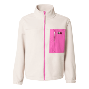 Tommy Jeans Jachetă fleece bej / roz deschis imagine