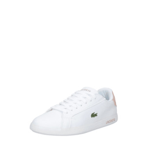 LACOSTE Sneaker low 'Graduate' alb / portocaliu piersică / verde imagine