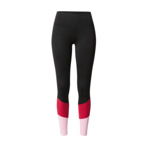 Hey Honey Pantaloni sport negru / roz pitaya / roz pastel imagine