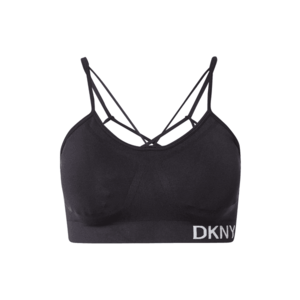 DKNY Performance Sutien sport negru / alb imagine