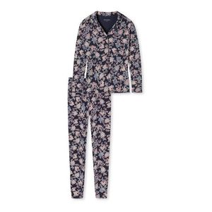SCHIESSER Pijama 'Feminine Floral' albastru închis / roz imagine