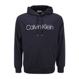 Calvin Klein Big & Tall Bluză de molton alb / albastru noapte imagine
