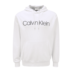 Calvin Klein Big & Tall Bluză de molton alb / negru imagine
