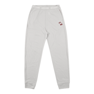 Abercrombie & Fitch Pantaloni gri / roșu / alb imagine
