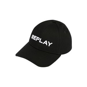 REPLAY Șapcă negru / alb imagine