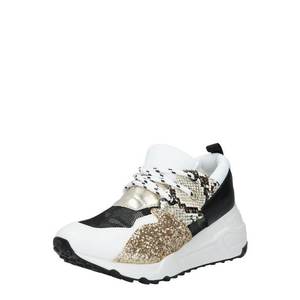 STEVE MADDEN Sneaker low 'CLIF' negru / auriu / alb imagine
