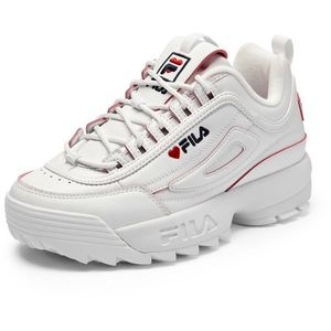 FILA Sneaker low alb / bleumarin / roșu carmin imagine