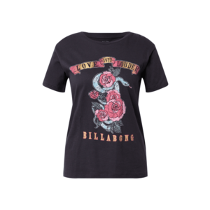 BILLABONG Shirt 'LAZY DAYS' negru / albastru deschis / roz / roz / galben imagine
