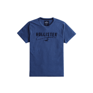 HOLLISTER Tricou negru / albastru imagine