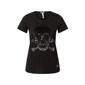 Key Largo T-Shirt 'HEAD' negru / argintiu imagine