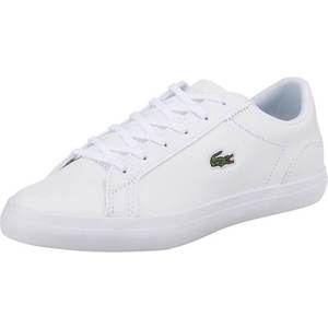 LACOSTE Sneaker low alb / verde / roșu imagine