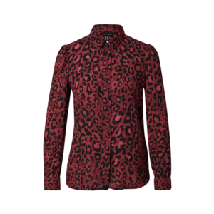 NEW LOOK Bluză 'Christine' roșu vin / negru / roz imagine