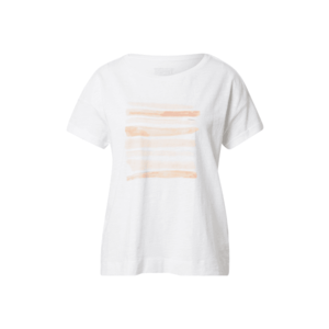 ESPRIT Tricou alb / portocaliu deschis / roz pastel imagine