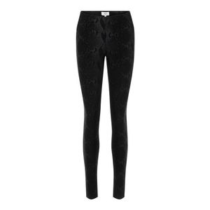 OBJECT Leggings 'Belle' negru / gri metalic imagine