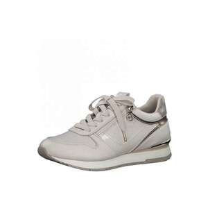TAMARIS Sneaker low crem / argintiu imagine