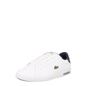 LACOSTE Sneaker low 'Graduate' alb / bleumarin / verde / roșu / negru imagine