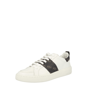 GUESS Sneaker low 'Verona' alb / negru / maro închis imagine
