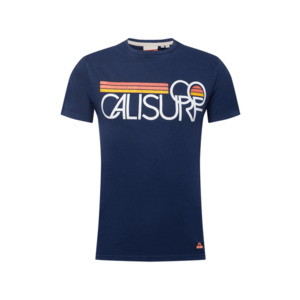 Superdry Tricou 'CALI SURF' bleumarin / alb / portocaliu imagine