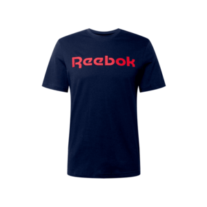 Reebok Sport Tricou funcțional albastru închis / roșu rodie imagine