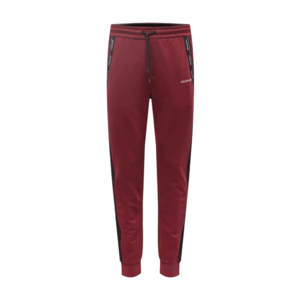 Calvin Klein Pantaloni negru / roșu bordeaux imagine