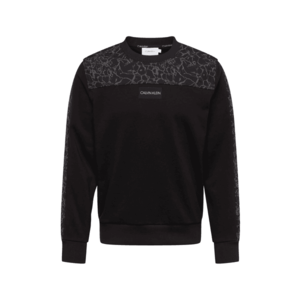 Calvin Klein Bluză de molton negru / gri imagine