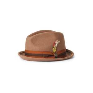 Brixton Pălărie 'GAIN FEDORA' maro cămilă imagine