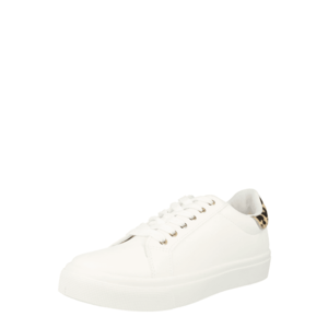 NEW LOOK Sneaker low 'MANUEL' alb natural / negru / maro deschis imagine