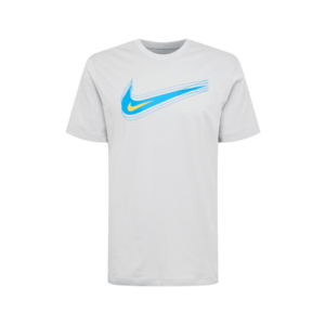 Nike Sportswear Tricou gri deschis / turcoaz / galben citron imagine